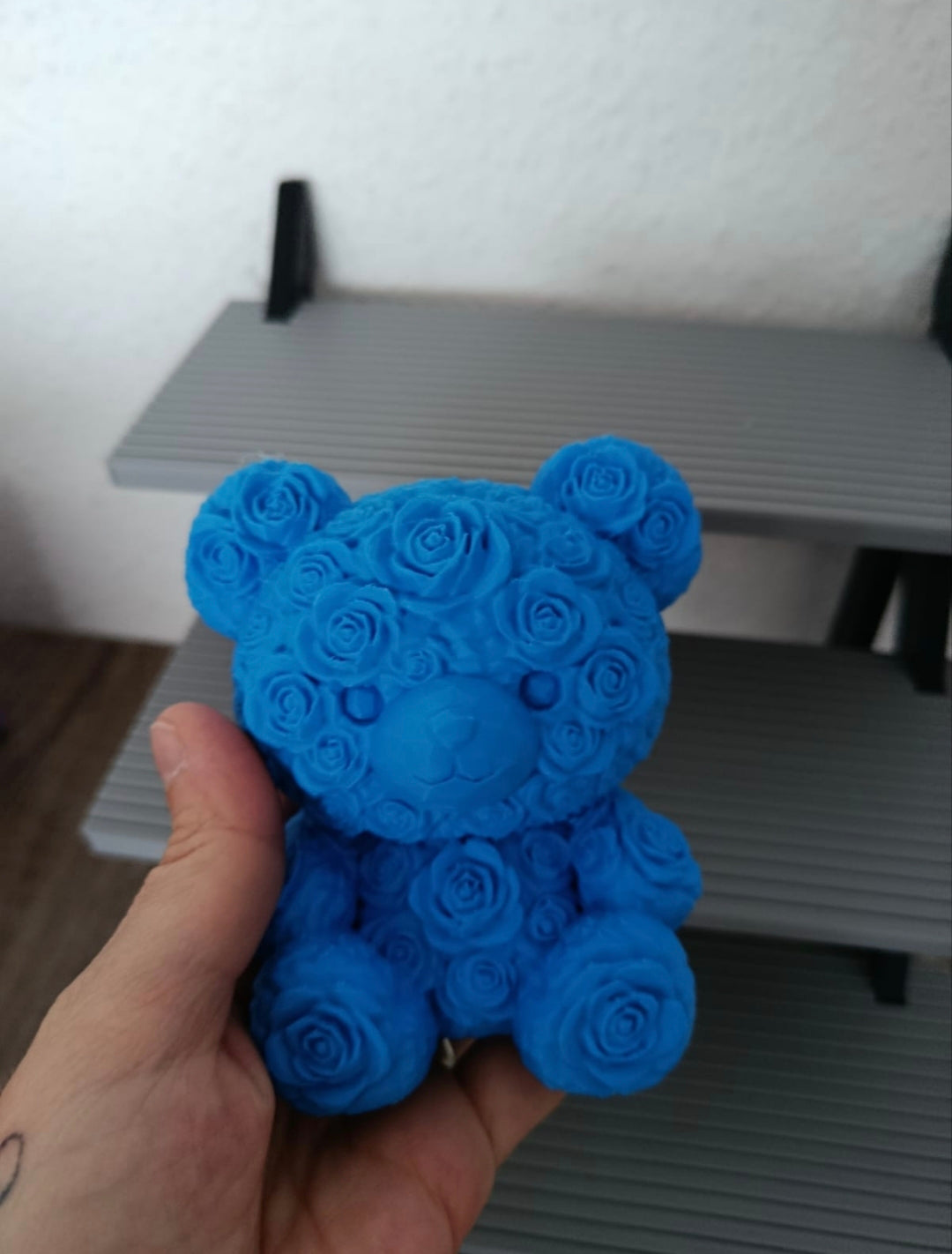 Rosenbär | Liebevolle Dekofigur | Blumenbär | Geschenkidee | In verschiedenen Farben