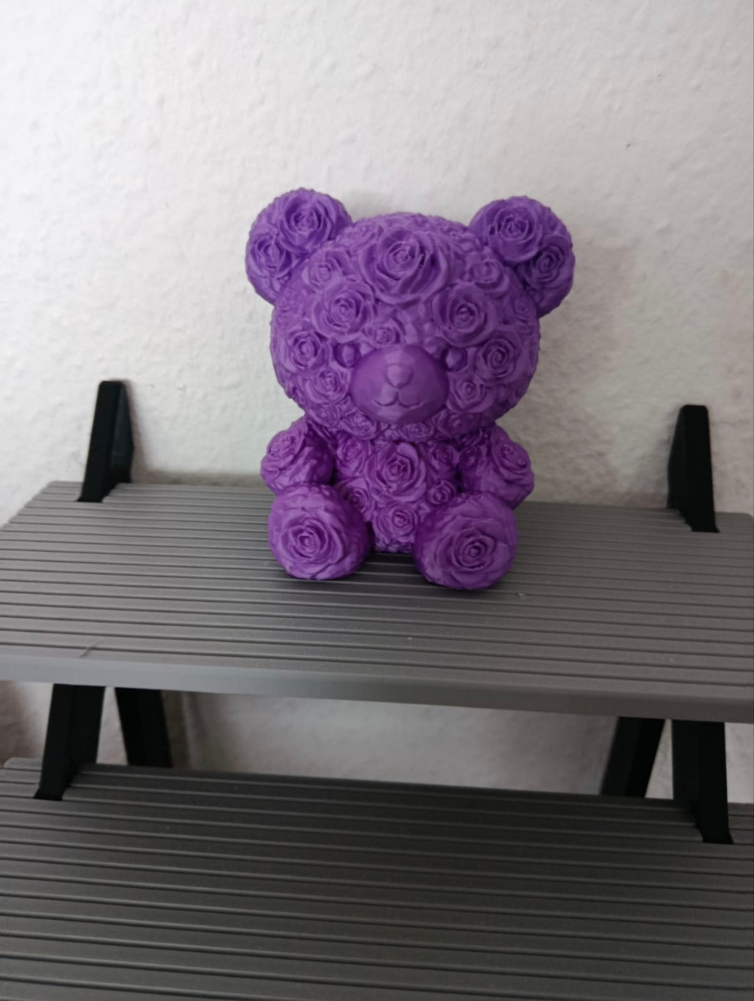 Rosenbär | Liebevolle Dekofigur | Blumenbär | Geschenkidee | In verschiedenen Farben
