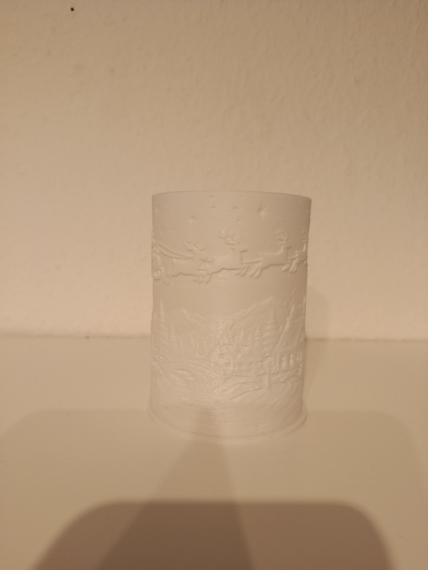 🎅 Schlitten & Rentiere Lithophane – leuchtende Weihnachtsdeko