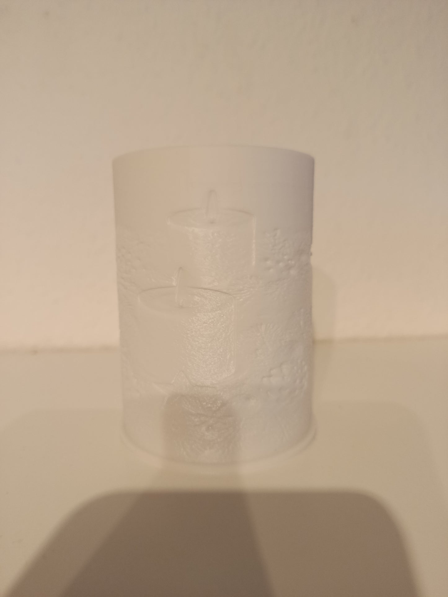 🕯️ Adventskranz Lithophane – leuchtende Weihnachtsdeko
